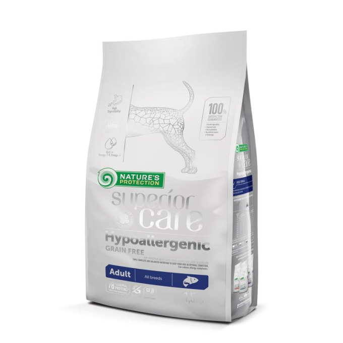 dry grain free food for adult sensitive dogs of all breeds with salmon